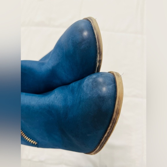 Aldo Womens Blue Ankle Boots/Booties Size 6 1/2 - Picture 8 of 10